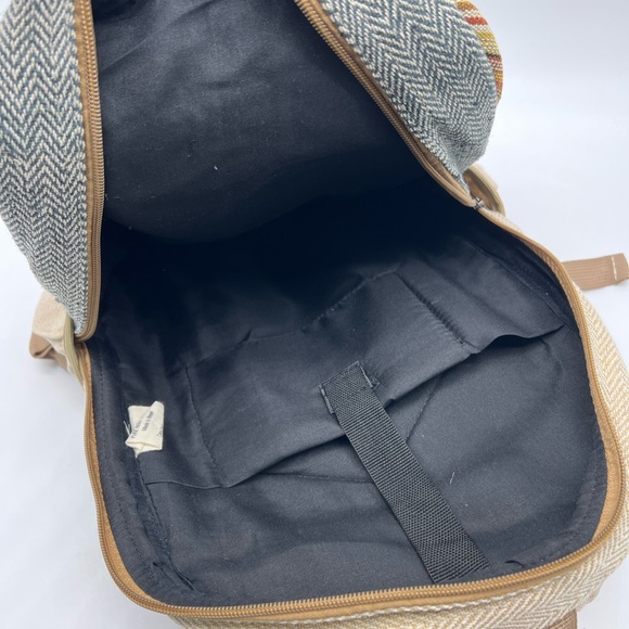 Multi pocket Hemp cotton blend backpack - Picture 4 of 11